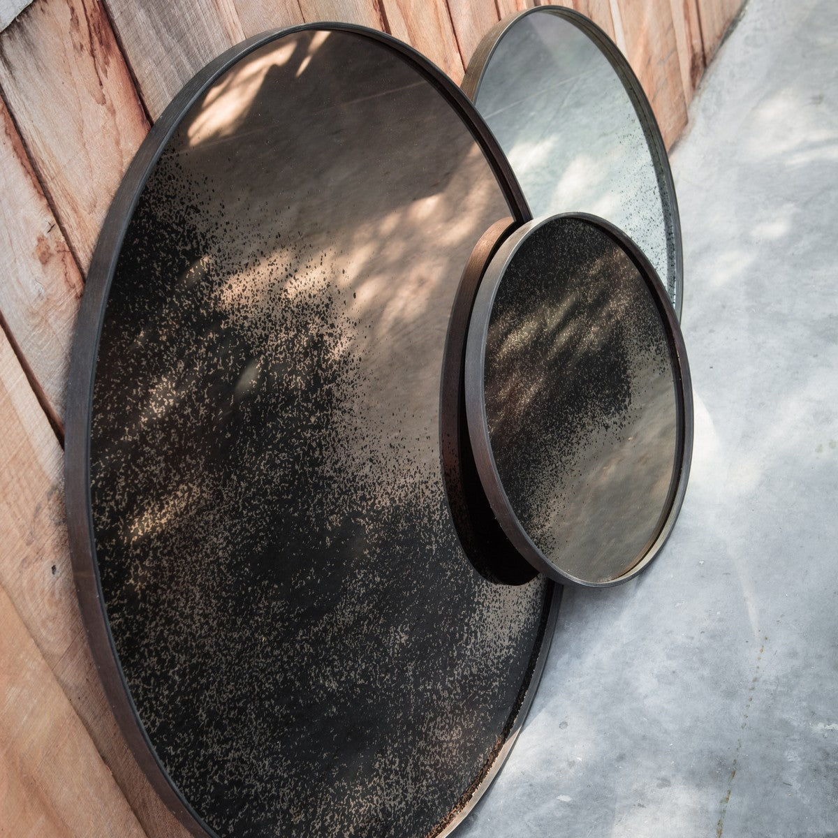 Miroir vieilli - Ø 61 cm