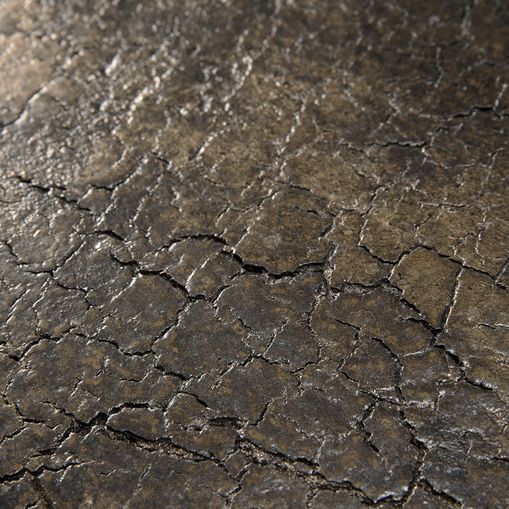 Table basse Luna - Lava Linear - Whisky - Ø 65 x h 41 cm