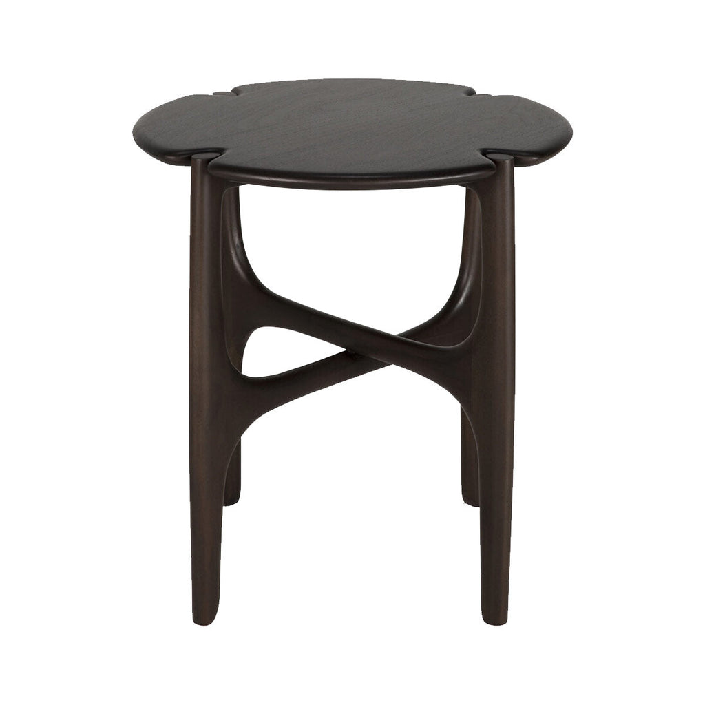 Table d'appoint Polished Imperfect en acajou - Marron