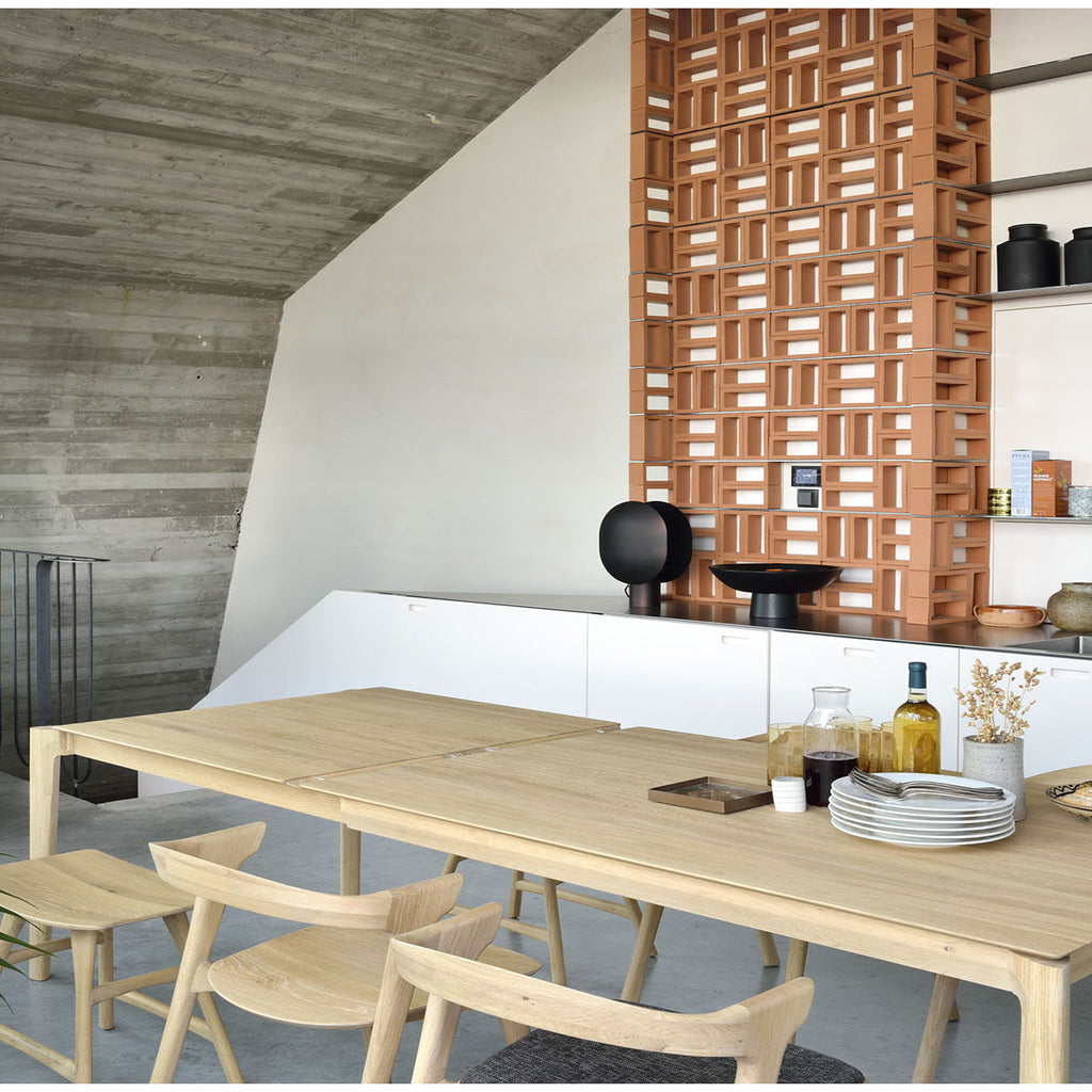 Table à rallonge Bok en chêne - L 180/280 cm