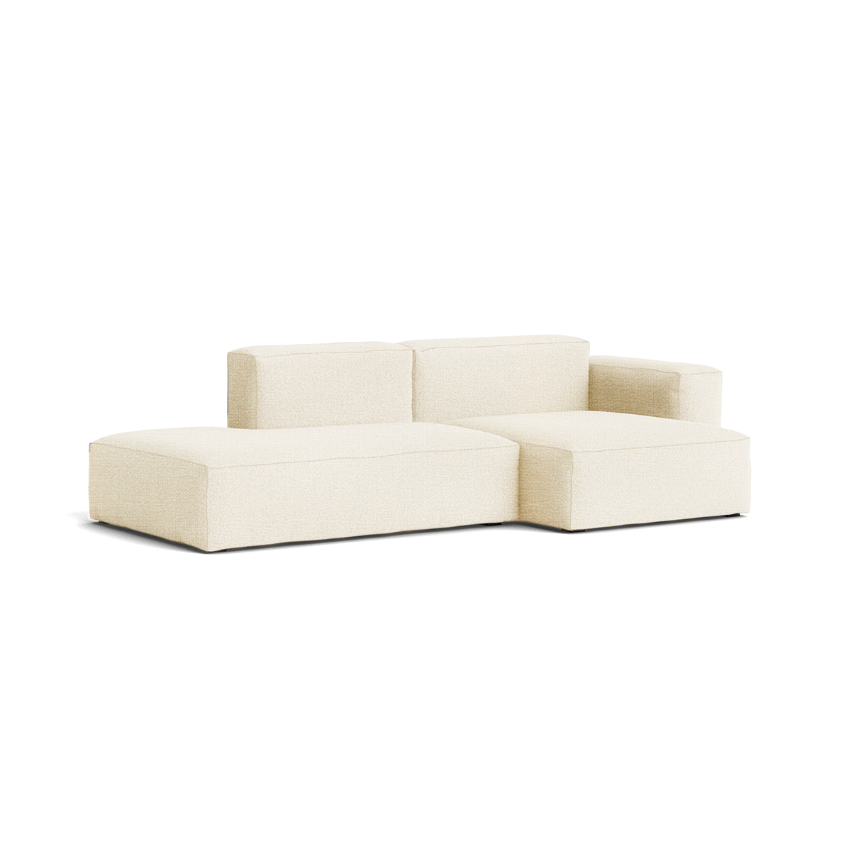 Canapé Méridienne Mags Soft Low 2.5 places - Combinaison 3 right - Hallingdal 100 - Coutures Beige