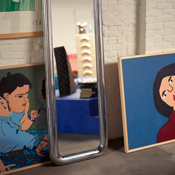 Miroir Chubby - 53 x 170 cm - Chrome